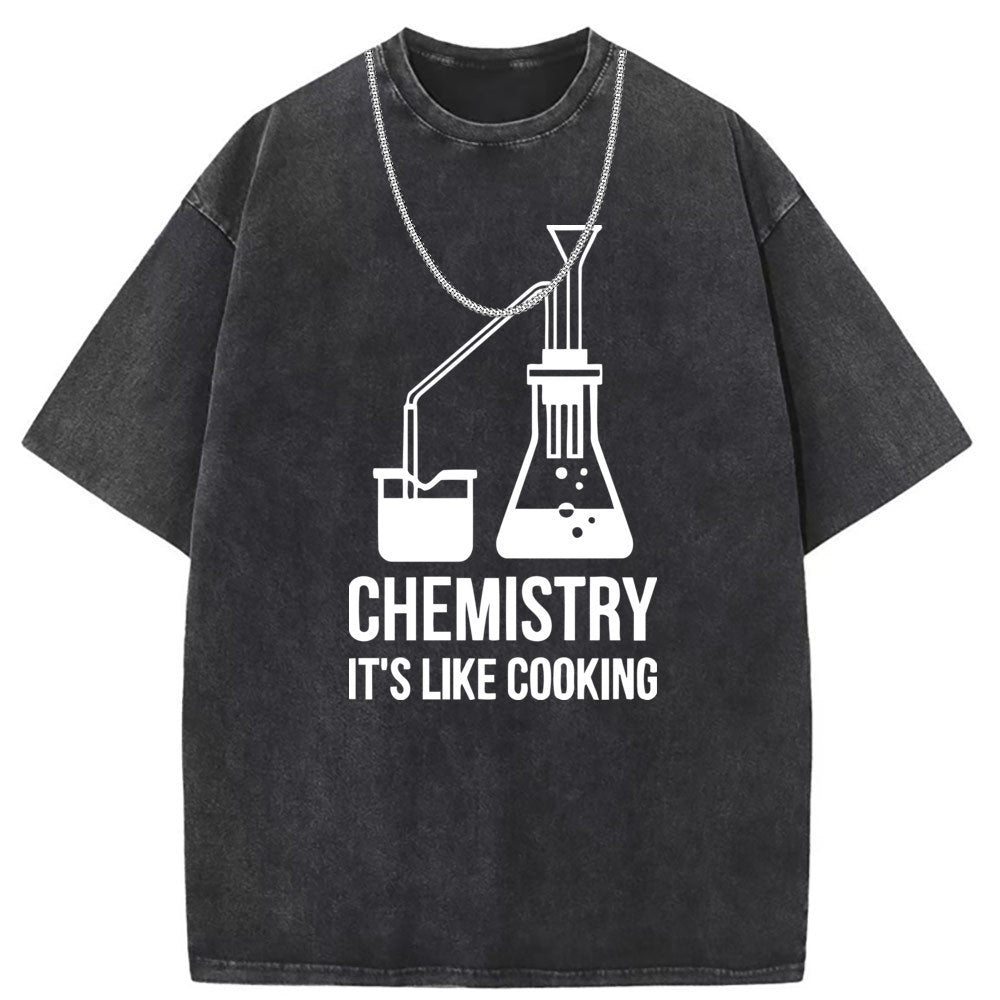 Men T Shirts T-shirt washed do old punk loose