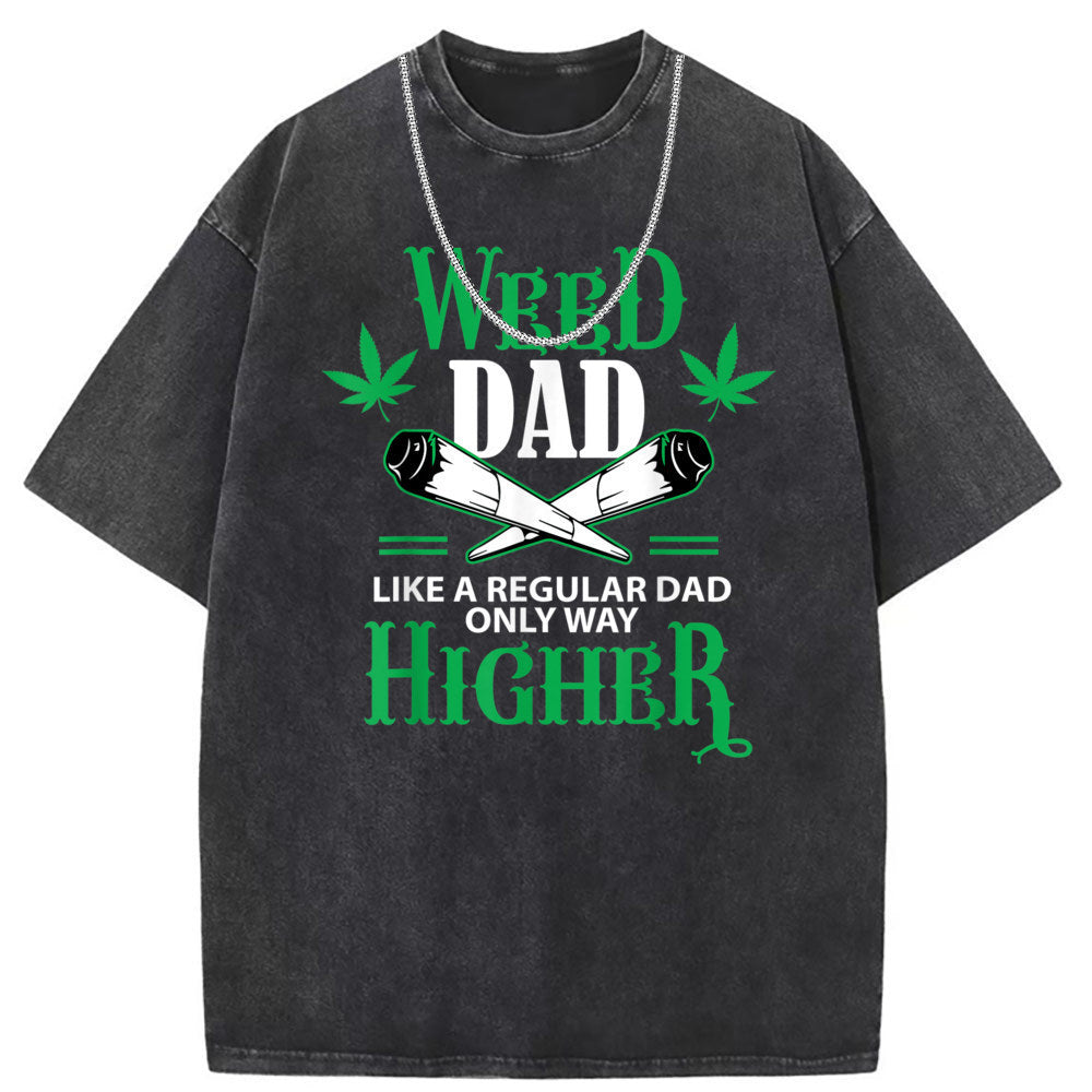 Men T Shirts Short Sleeve T-Shirt Washed Old Punk