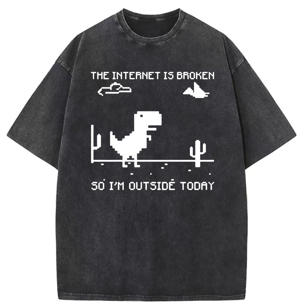 Mens T Shirts Printed Loose T-Shirts