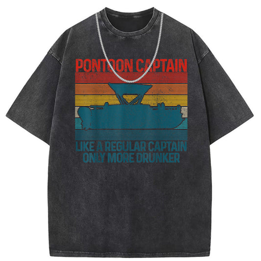 Men T Shirts Pure cotton round neck short-sleeved T-shirt women's washed and old