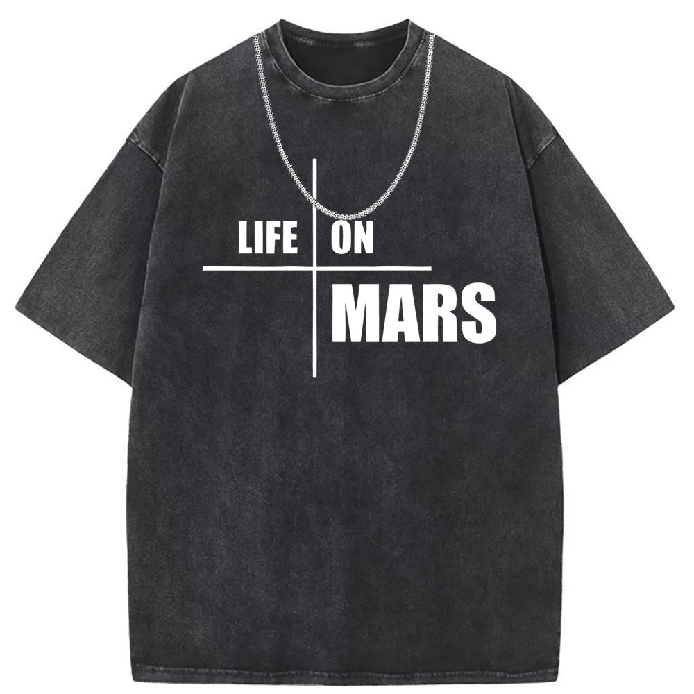 Men T Shirts Old vintage cotton short-sleeved T-shirt