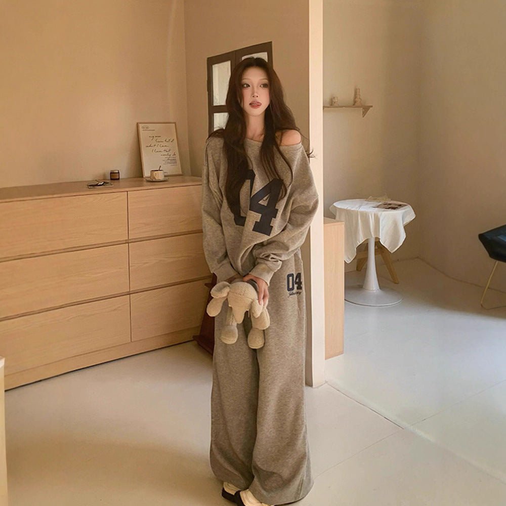 Women casual pant retroloose early autumn