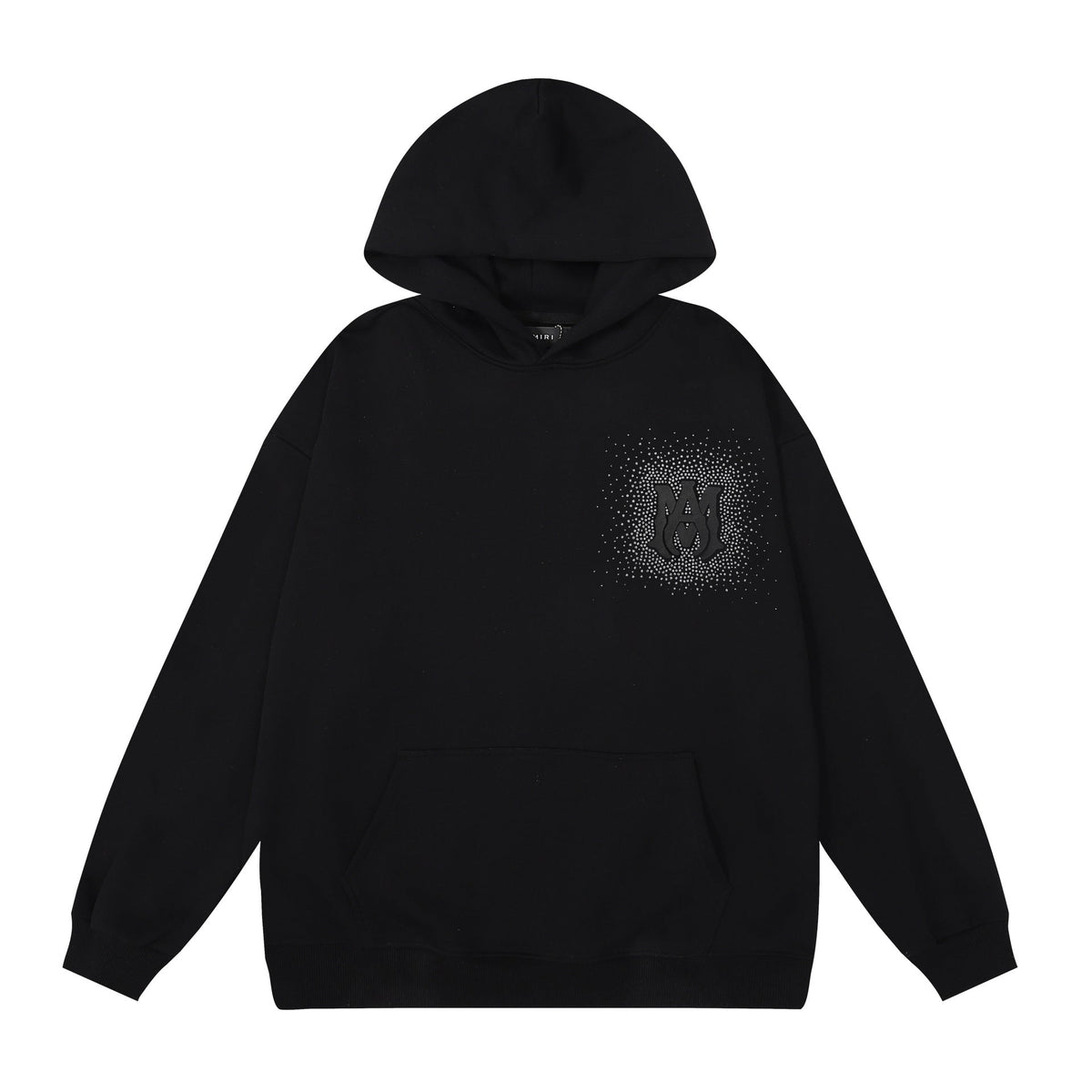 Amiri Hoodie OW Hot Diamond Letter Pattern Pullover Hooded Sweater Men and Women