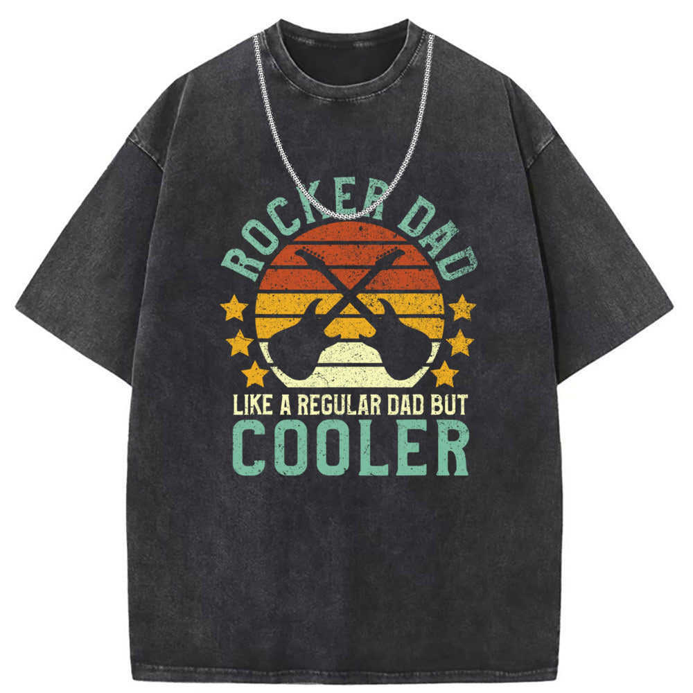 Men T Shirts Crew neck short-sleeved T-shirt washed and made old American street