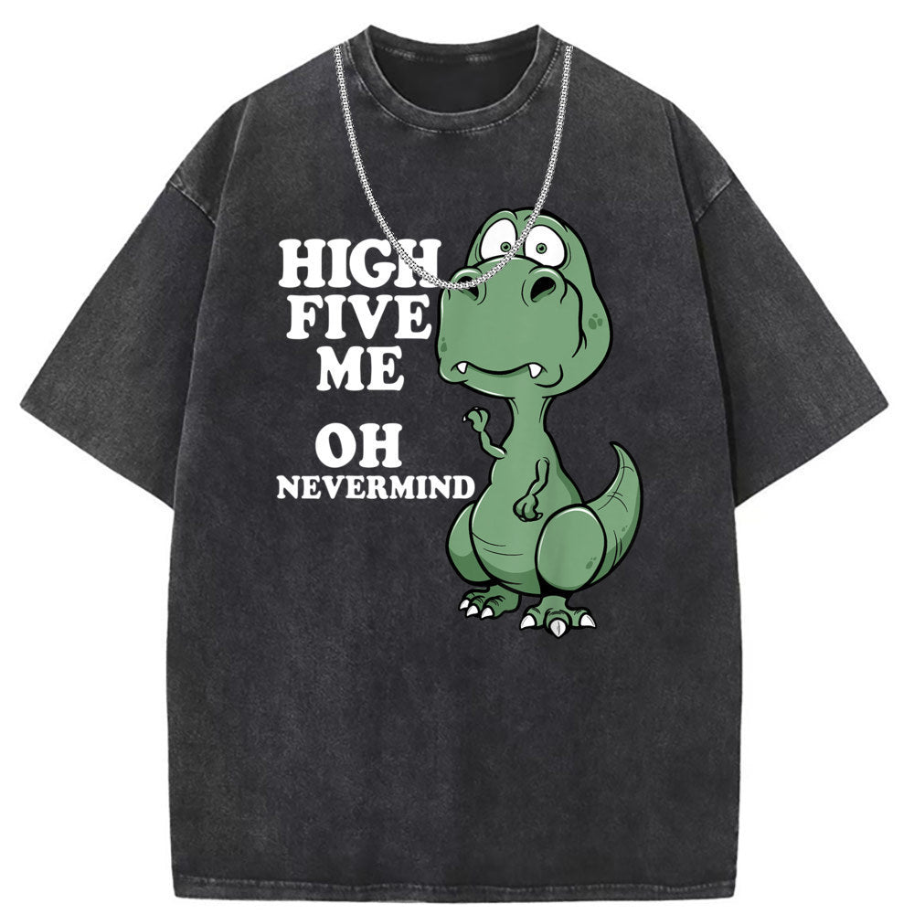 Men T Shirts Vintage old anime oversize printed short-sleeved T-shirt