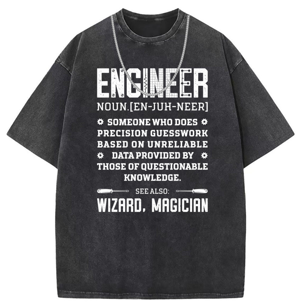 Men T Shirts Cotton short-sleeved T-shirt women's washed and old