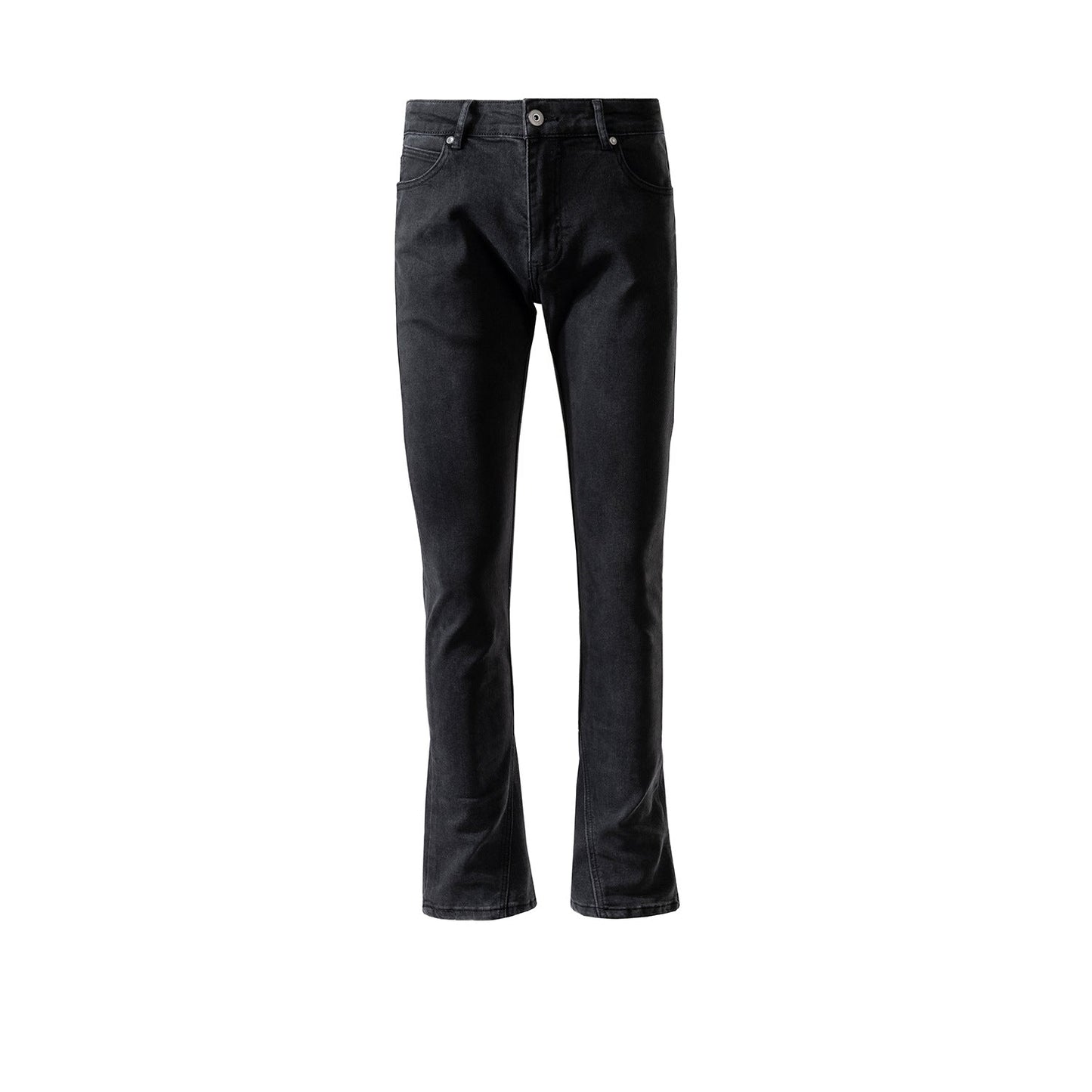 MIJKO Men's Vintage Pants MIJKO Men's Women's Spring and Summer Wide Feet Slim-Fit Black Jeans