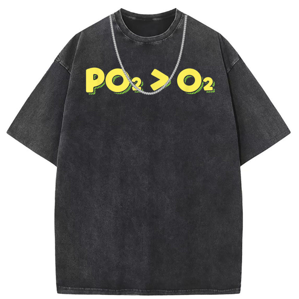 Men T Shirts Washed old punk cotton printed short-sleeved T-shirt