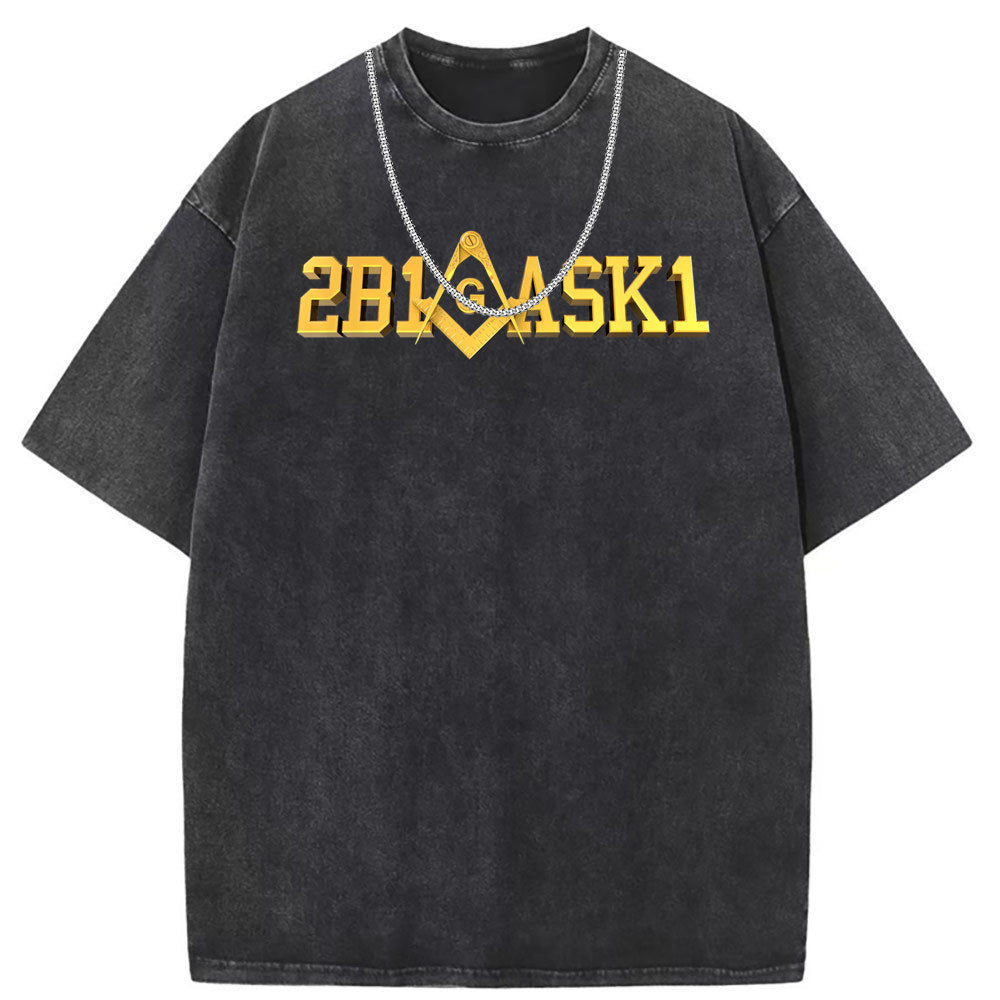 Men T Shirts Short Sleeve T-Shirt Women Washed Old American Street
