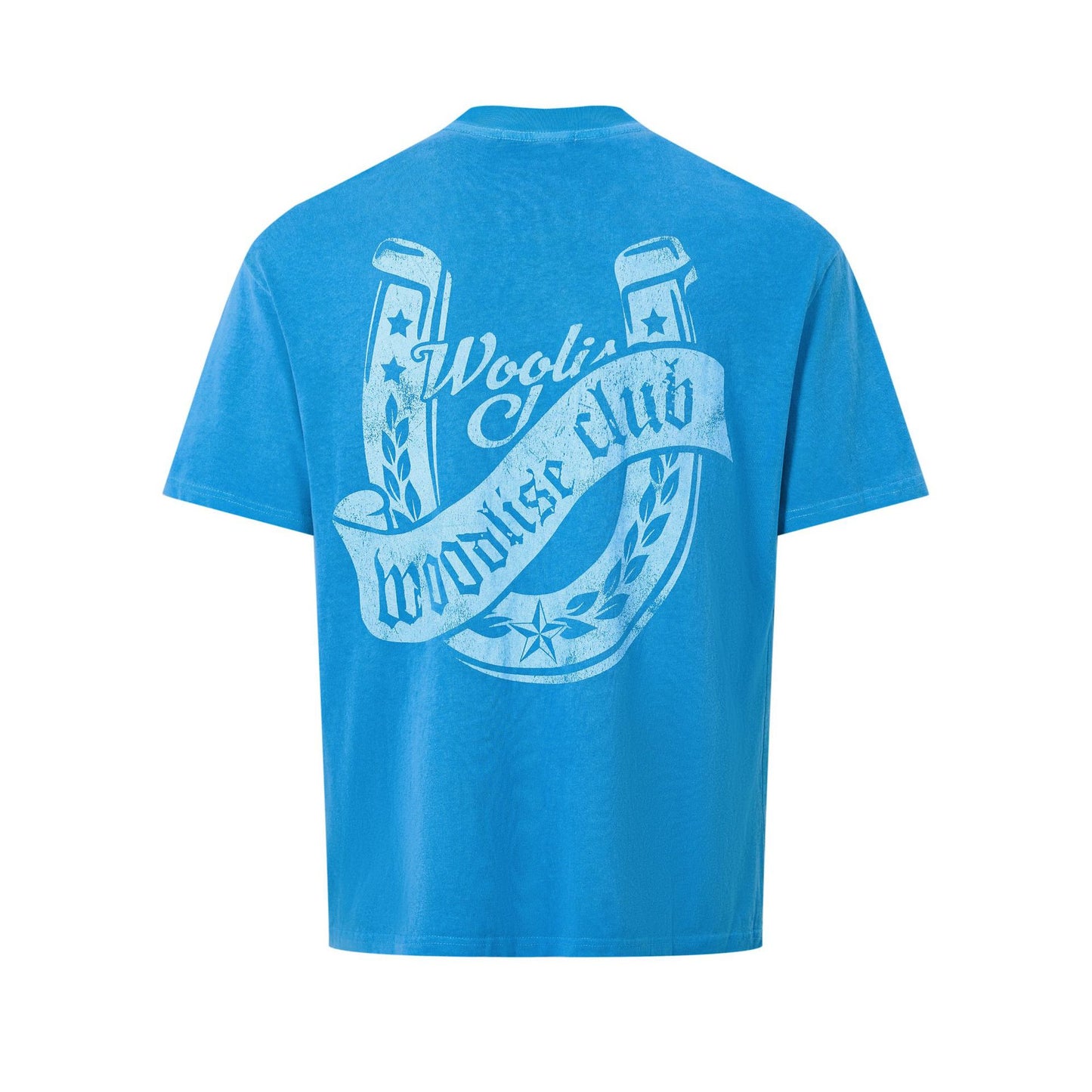 Men t shirts summer washed old letter round neck loose short sleeves