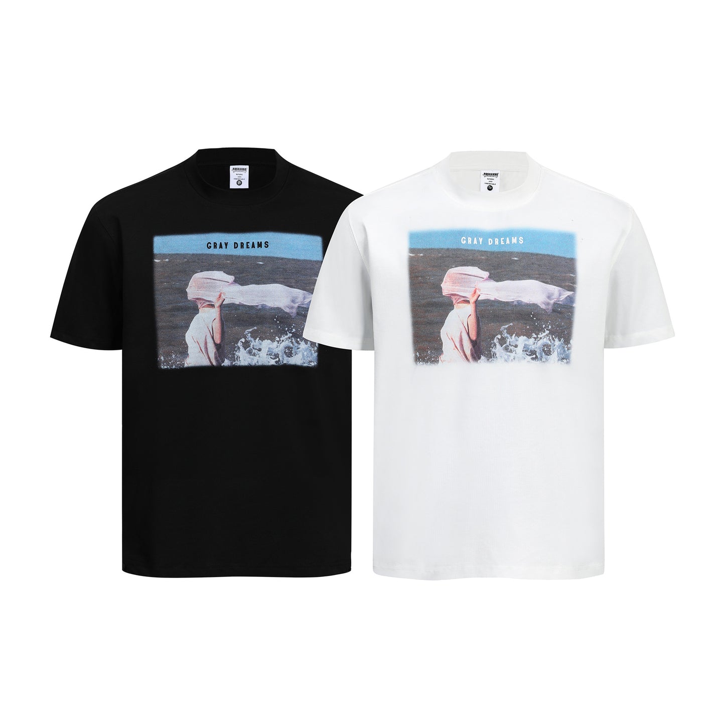Mens T Shirts Vintage Crew Neck