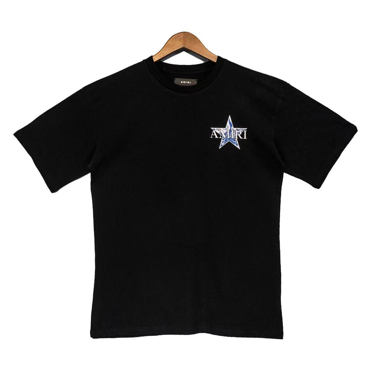 Amiri T Shirt Paisley Five-Pointed Star Printing