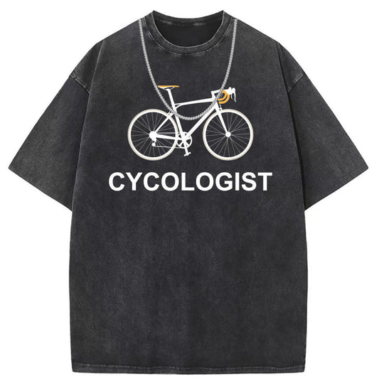Men T Shirts Washed old punk short-sleeved T-shirt