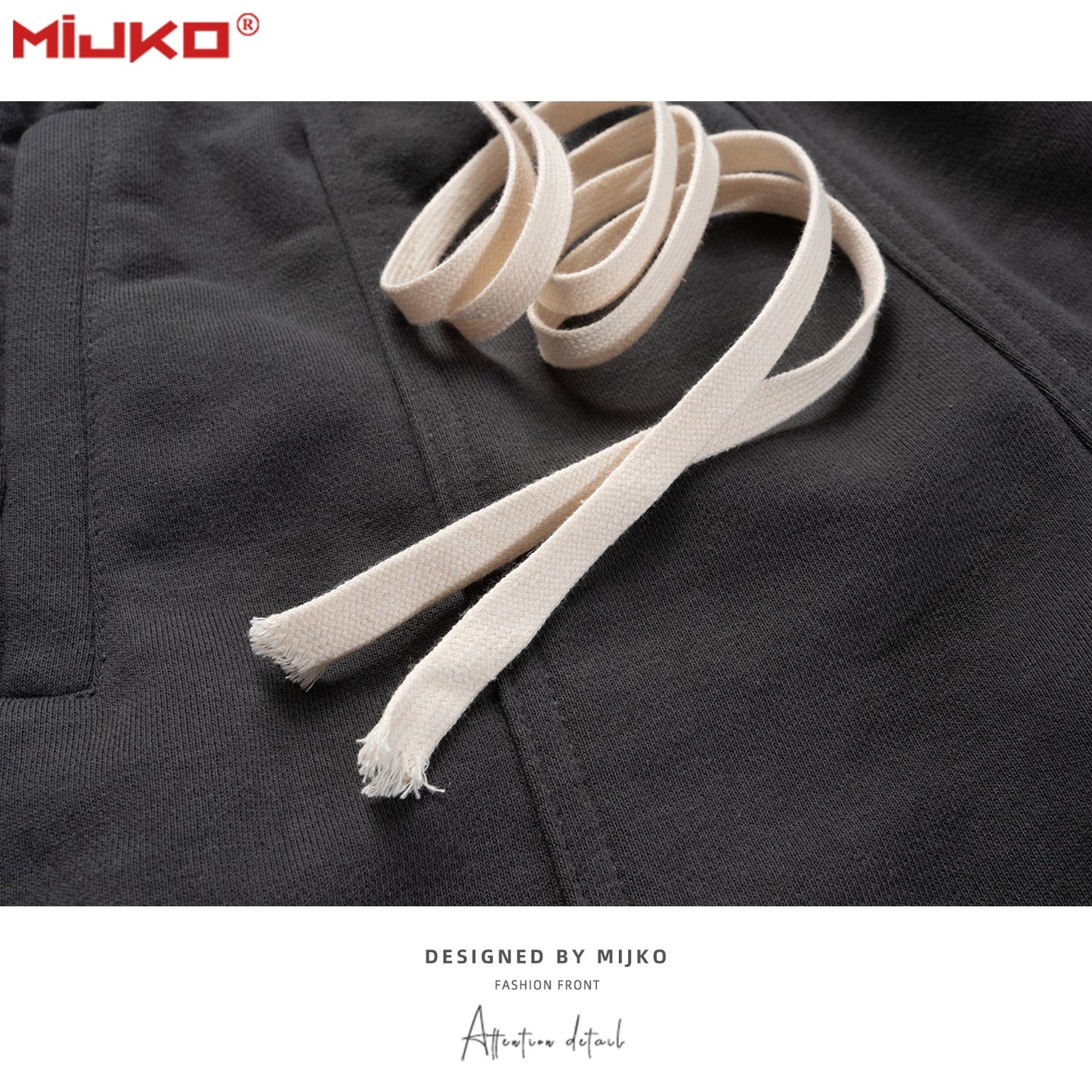 MIJKO Mens Vintage Pants Breasted Sports Black Casual Pants