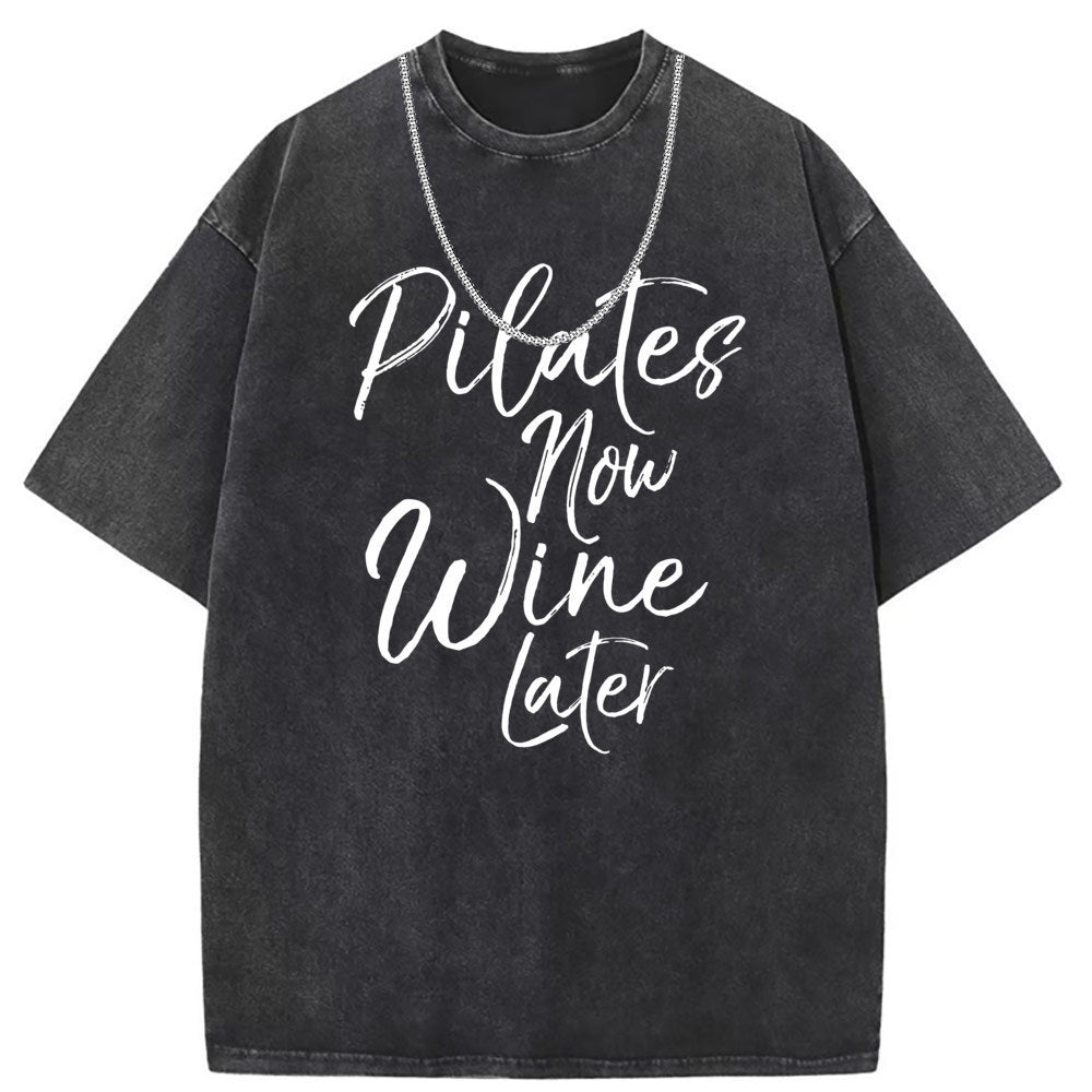 Men T Shirts Short-sleeved T-shirt women washed and old