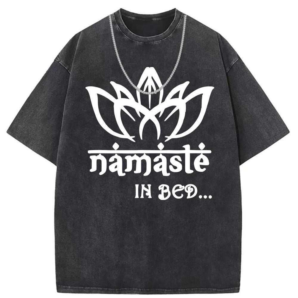 Men T Shirts Short Sleeve T-Shirt Washed Old Punk Loose