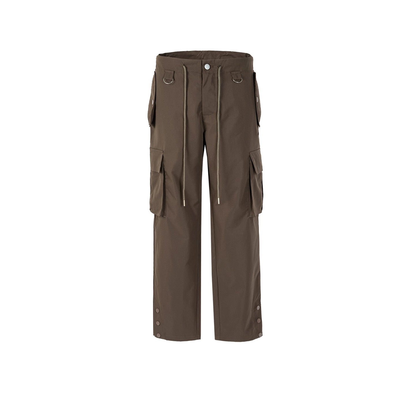 MIJKO Men's Vintage Pants MIJKO Men's Women's Wide-footed Overalls Tide
