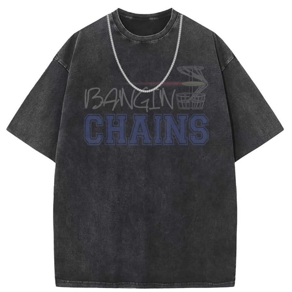 Mens T Shirts Washed Old Printed Short Sleeve T-Shirts Loose