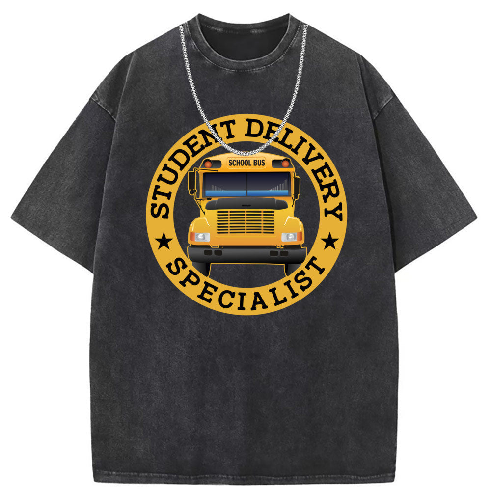 Men T Shirts Short-sleeved T-shirt women washed and old