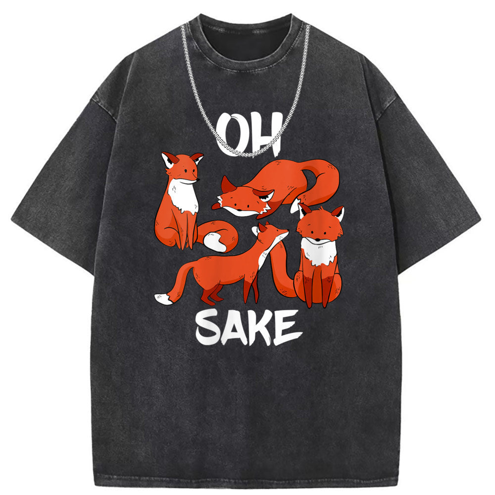 Mens T Shirts Short Sleeve T-Shirts Washed Do Old Punk Loose