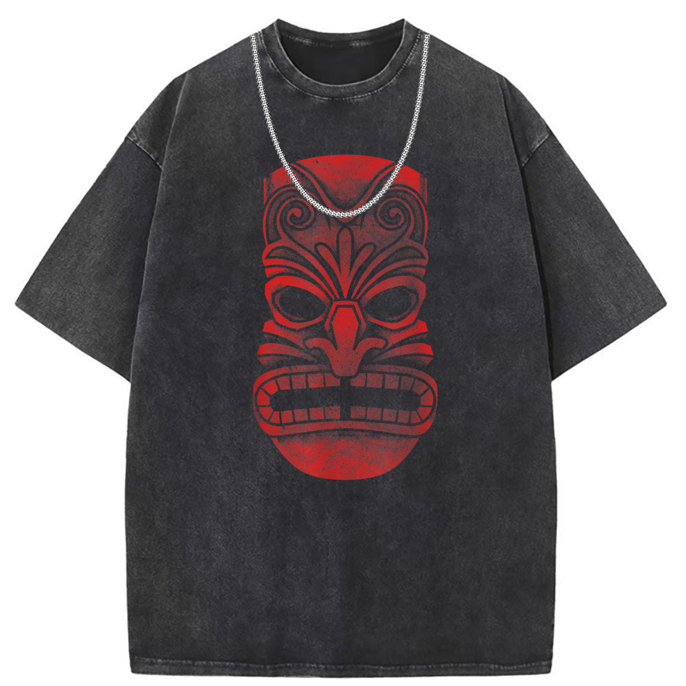 Men T Shirts Washed old punk short-sleeved T-shirt
