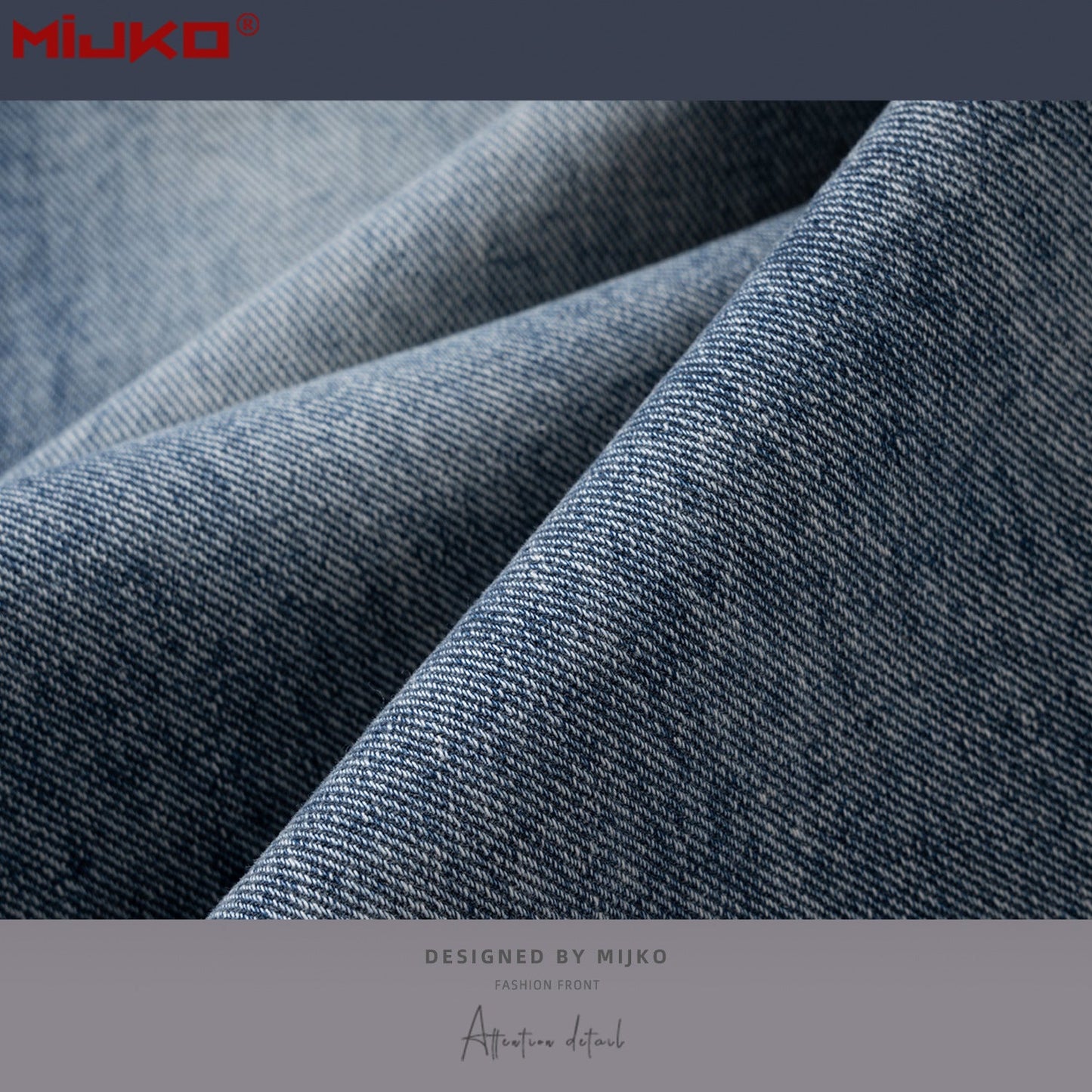 MIJKO Mens Vintage Pants Washed Old Unisex Jeans