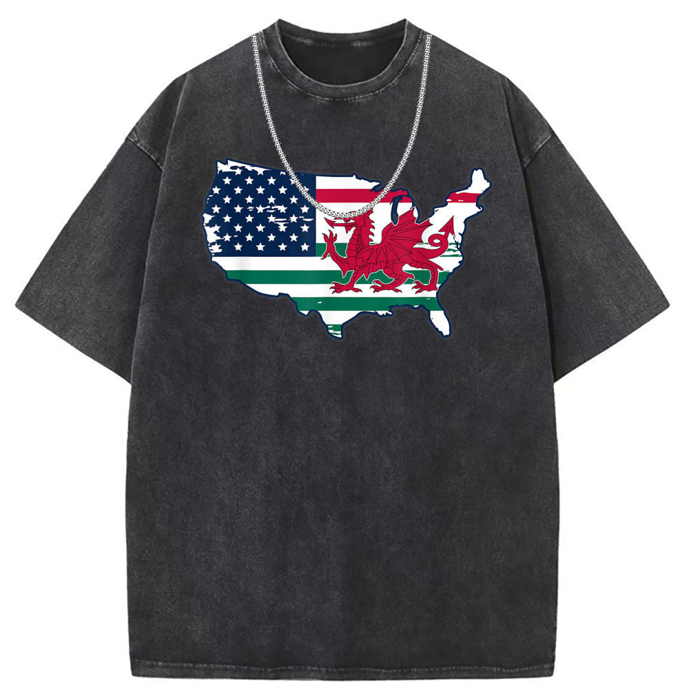 Mens T Shirts Vintage Old Short Sleeve T-Shirts