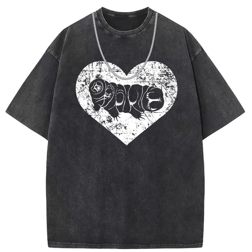 Men T Shirts Retro vintage cotton short-sleeved T-shirt couple