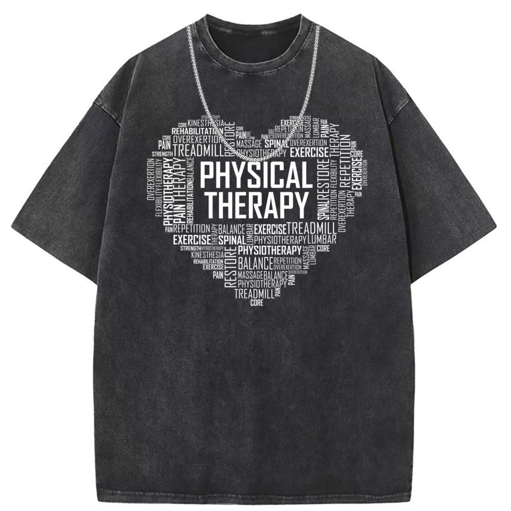 Men T Shirts Crew neck short sleeve T-shirt washed old American style