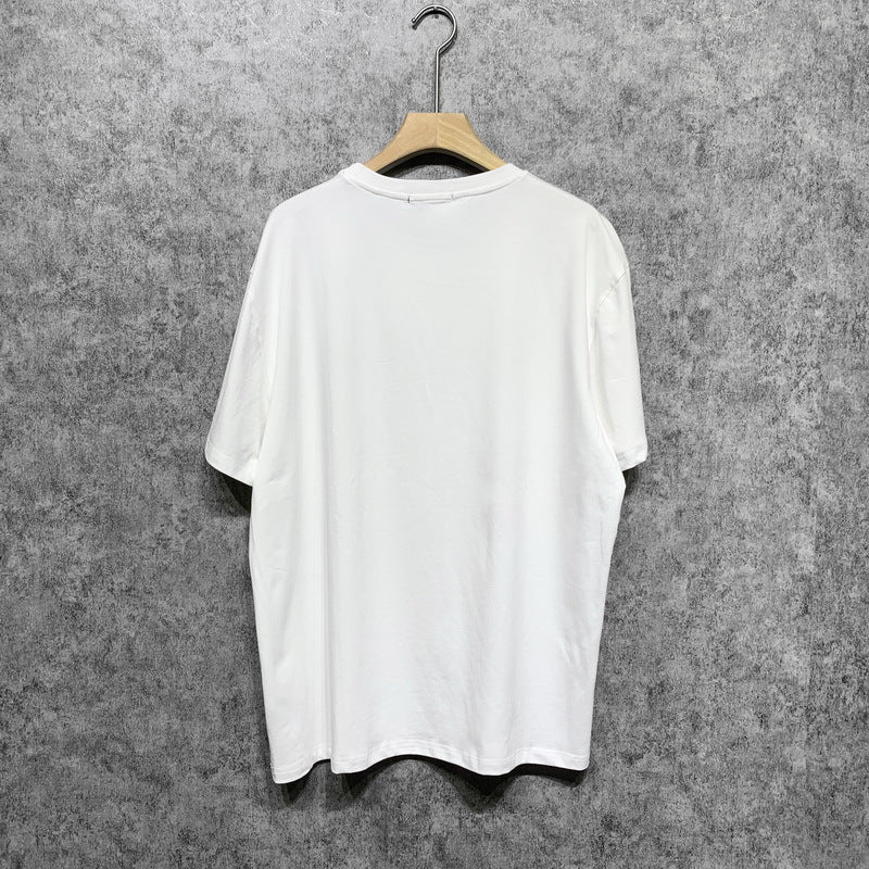 Amiri T Shirt Letter Printed Round Neck