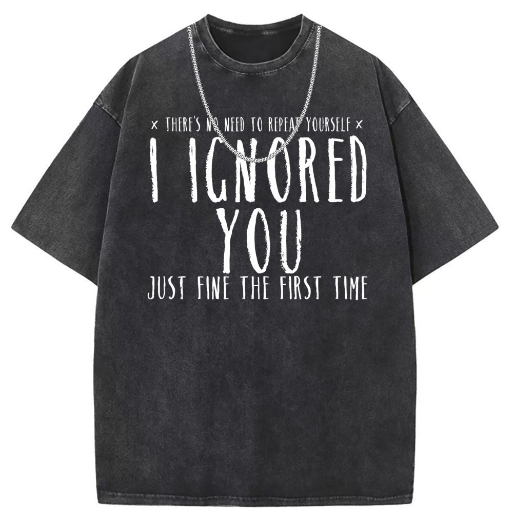 Men T Shirts Vintage vintage cotton printed short-sleeved T-shirt