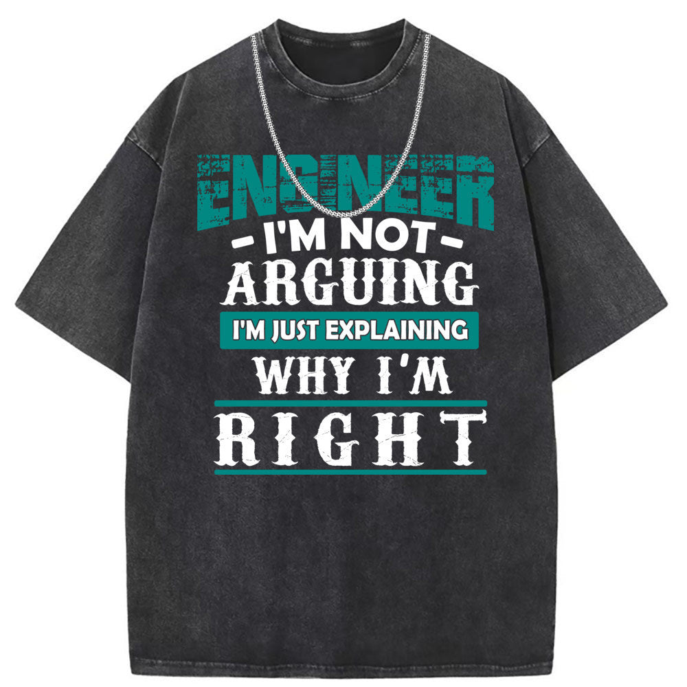 Men T Shirts Washed old punk short-sleeved T-shirt