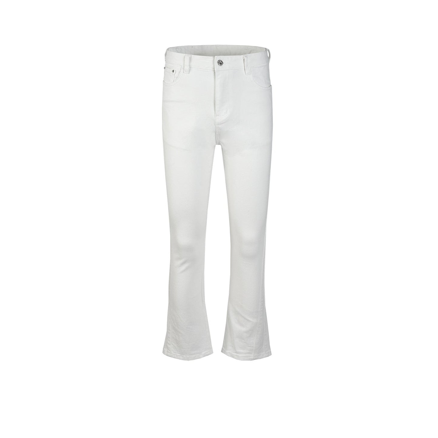 MIJKO Men Vintage Pants MIJKO Women's Men's Spring Pants Splicing Washed Slim Jeans