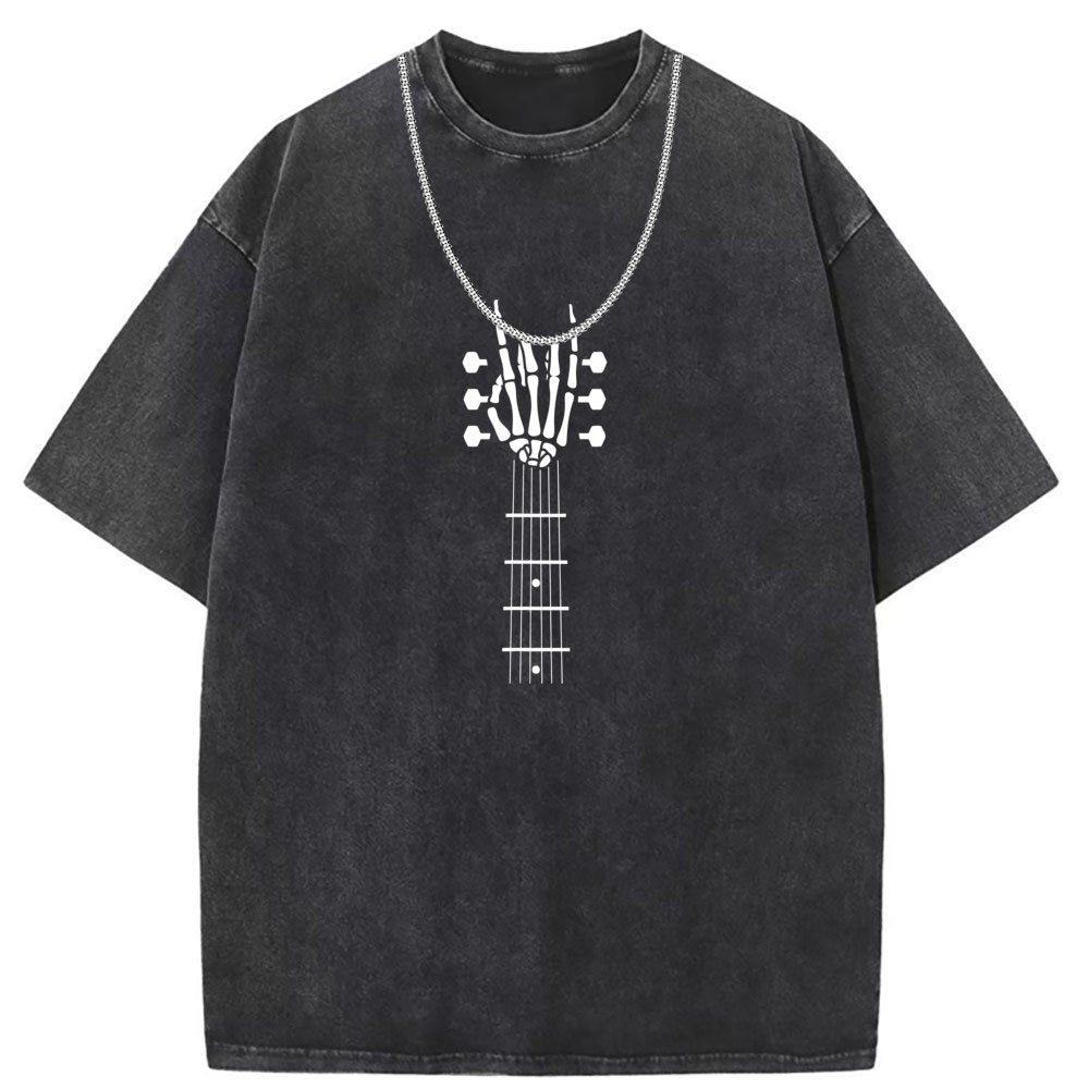 Men T Shirts Crew neck short sleeve T-shirt washed old American style