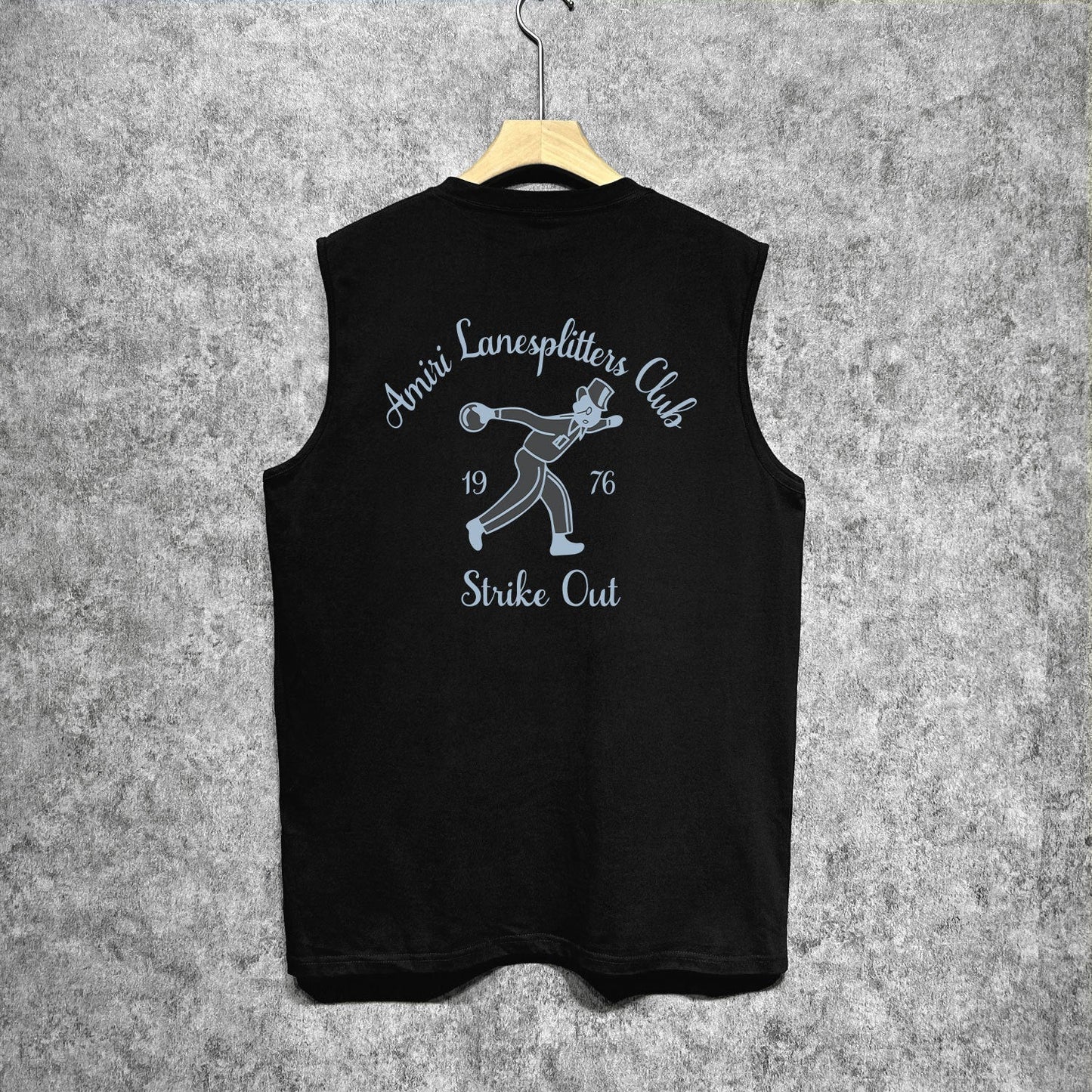 Amiri tank top bowling print
