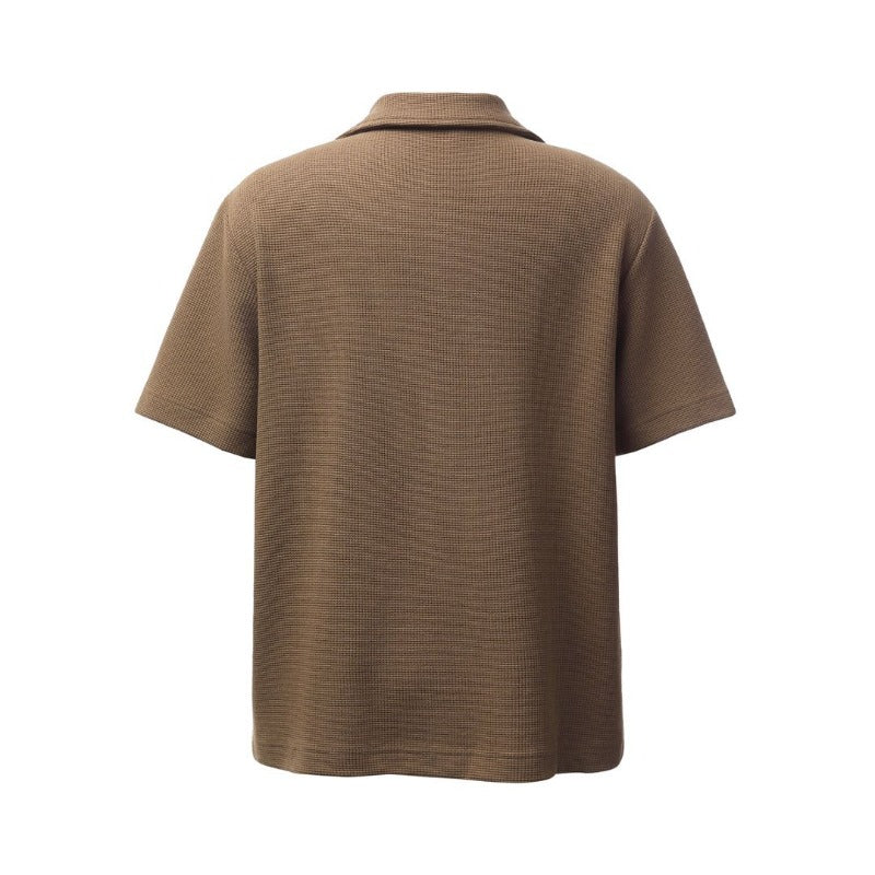 Men t shirts retro lapelloose