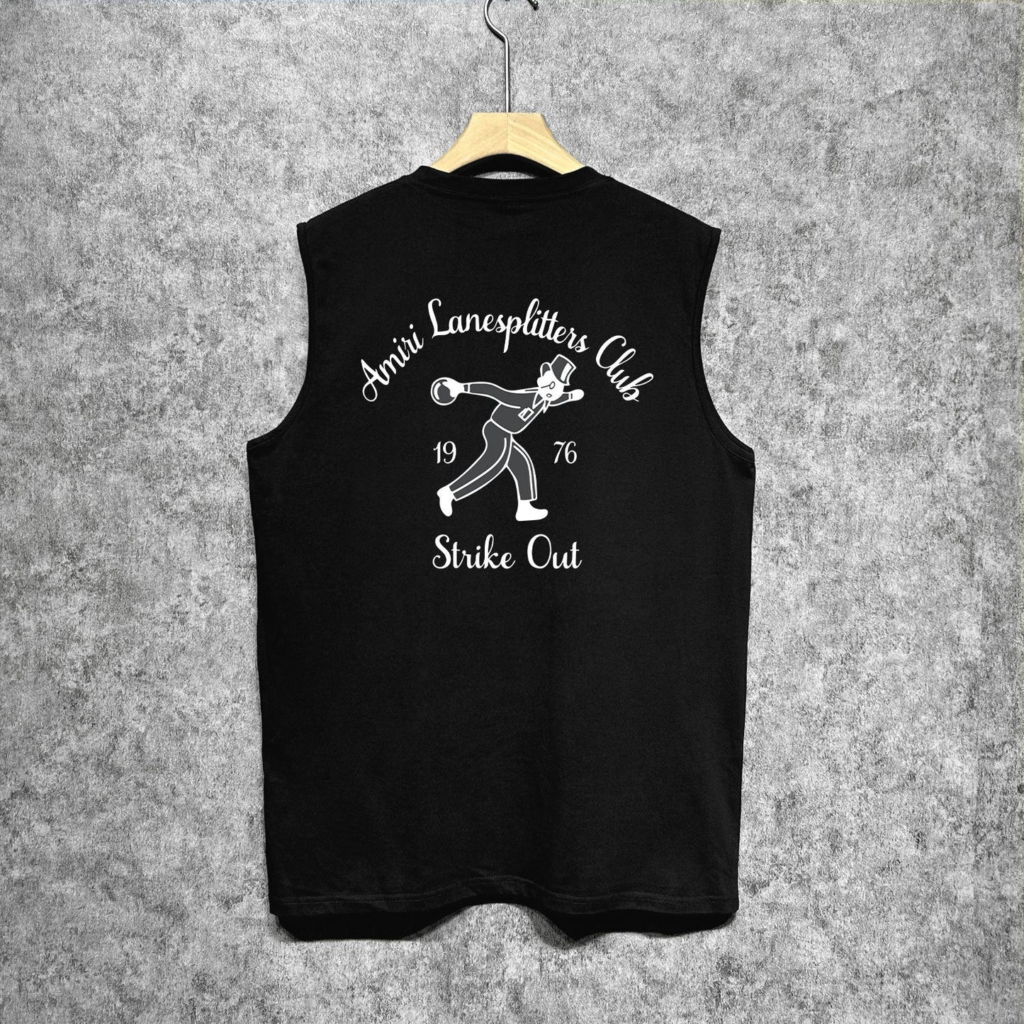 Amiri tank top bowling print