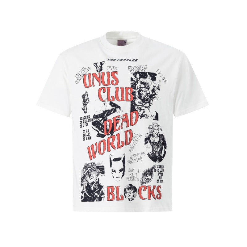 Men's t-shirts - american street style summer trendy fun cartoon graphic design - premium fit short sleeve t-shirt