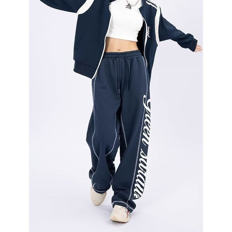 Women casual pants looseretro