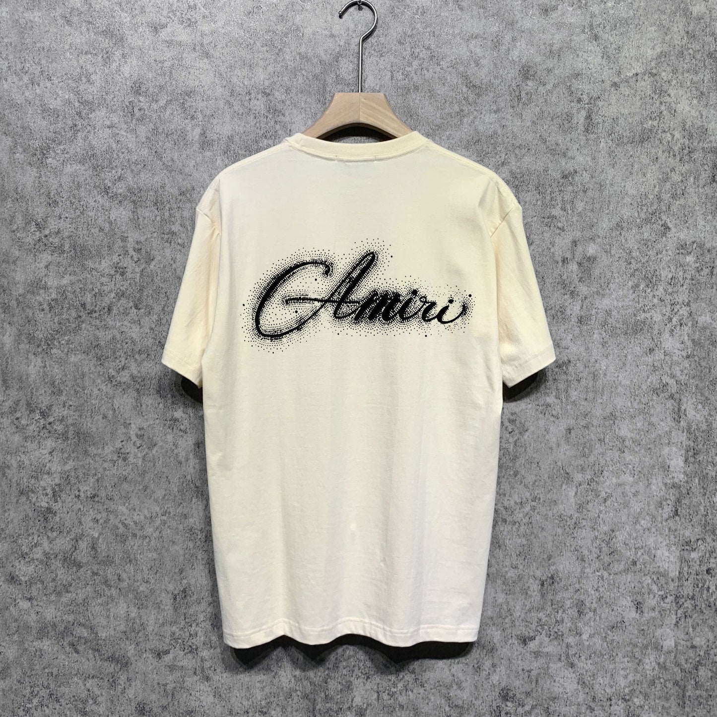 Amiri t shirts gypsophila printing short sleeve