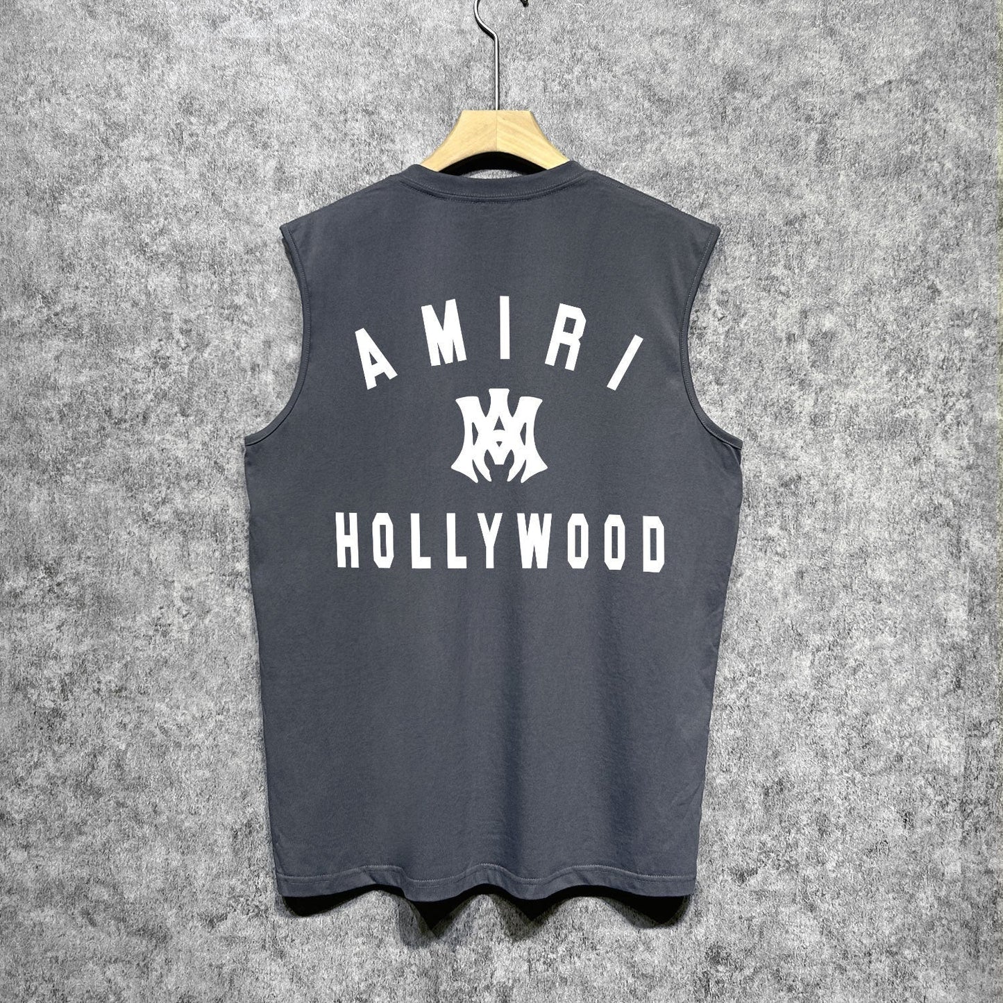 Amiri tank top hollywood spider printing