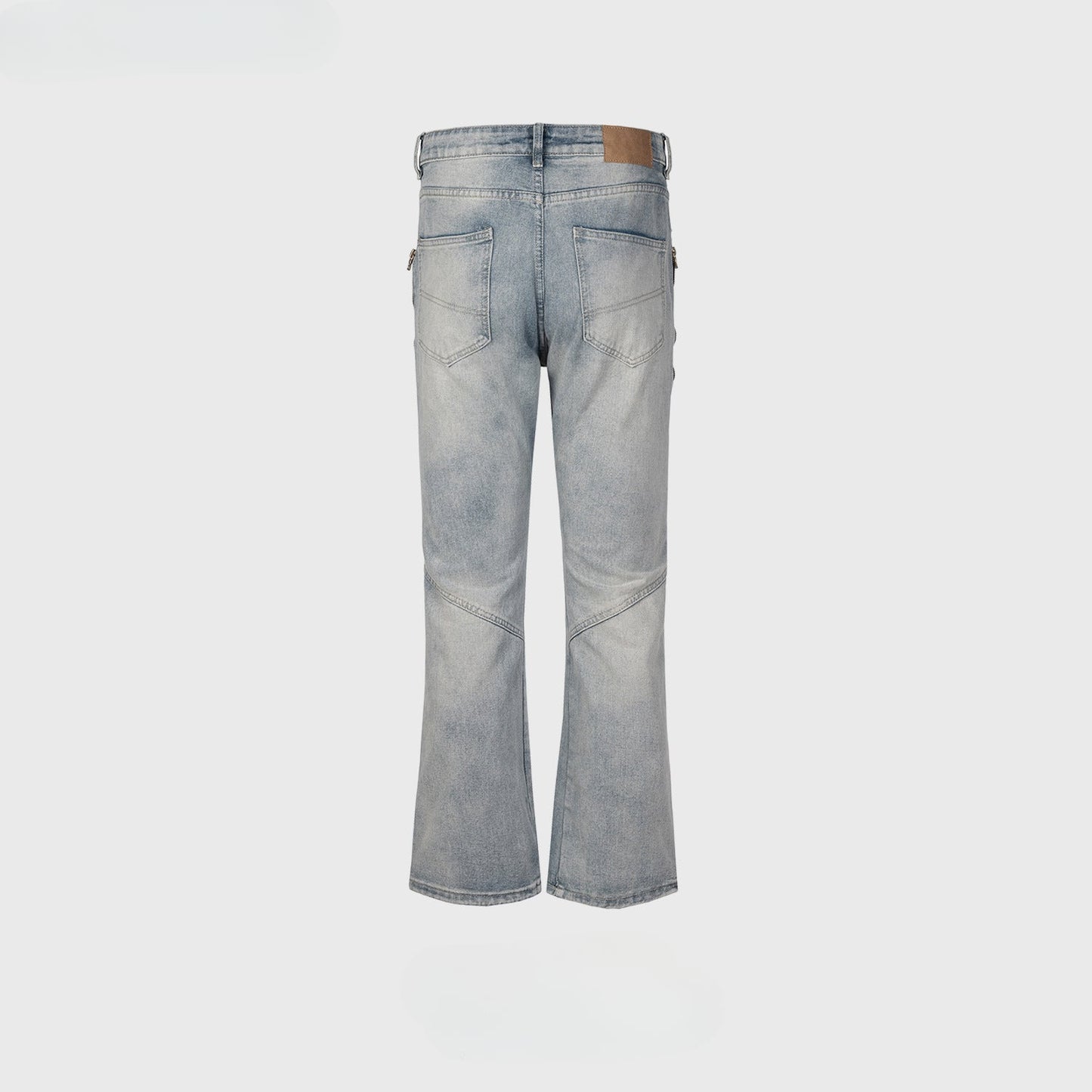 MIJKO Men's Vintage Pants MIJKO trousers men's and women's washing water old Paris style jeans