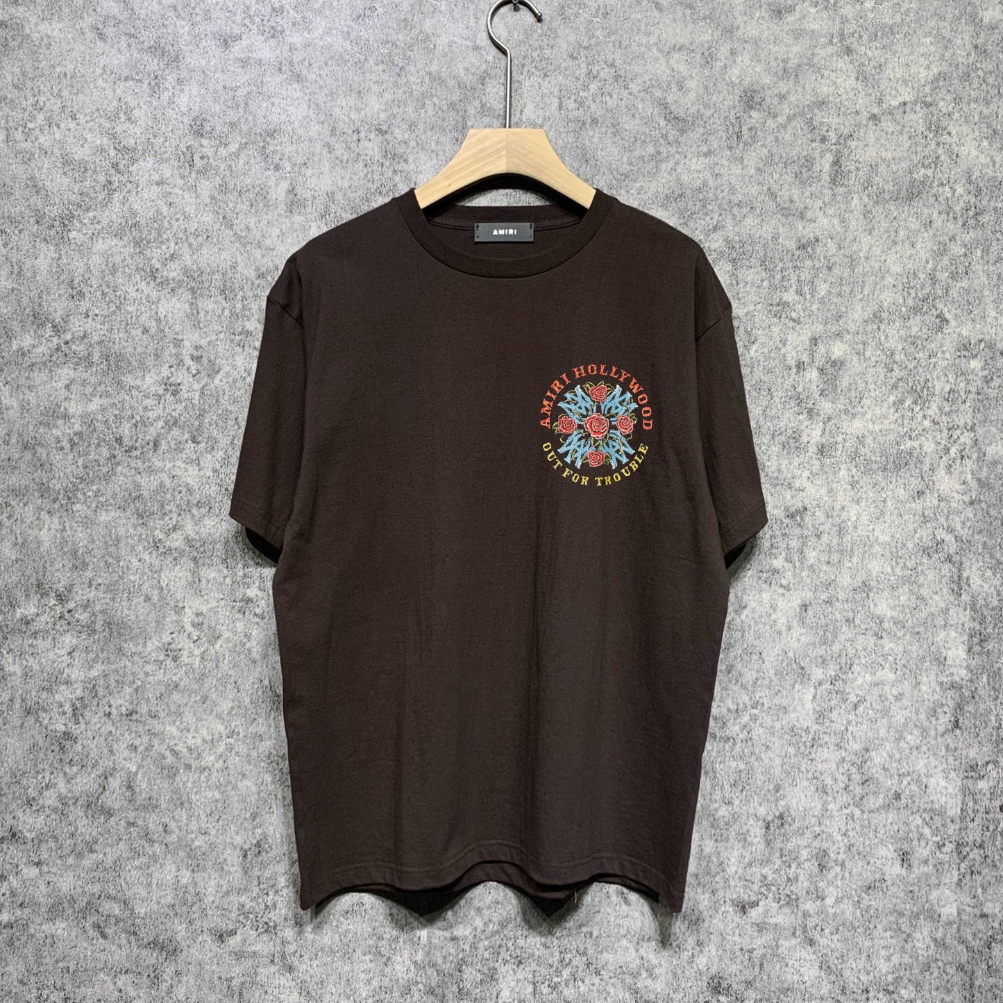 Amiri t shirts floral print short sleeve