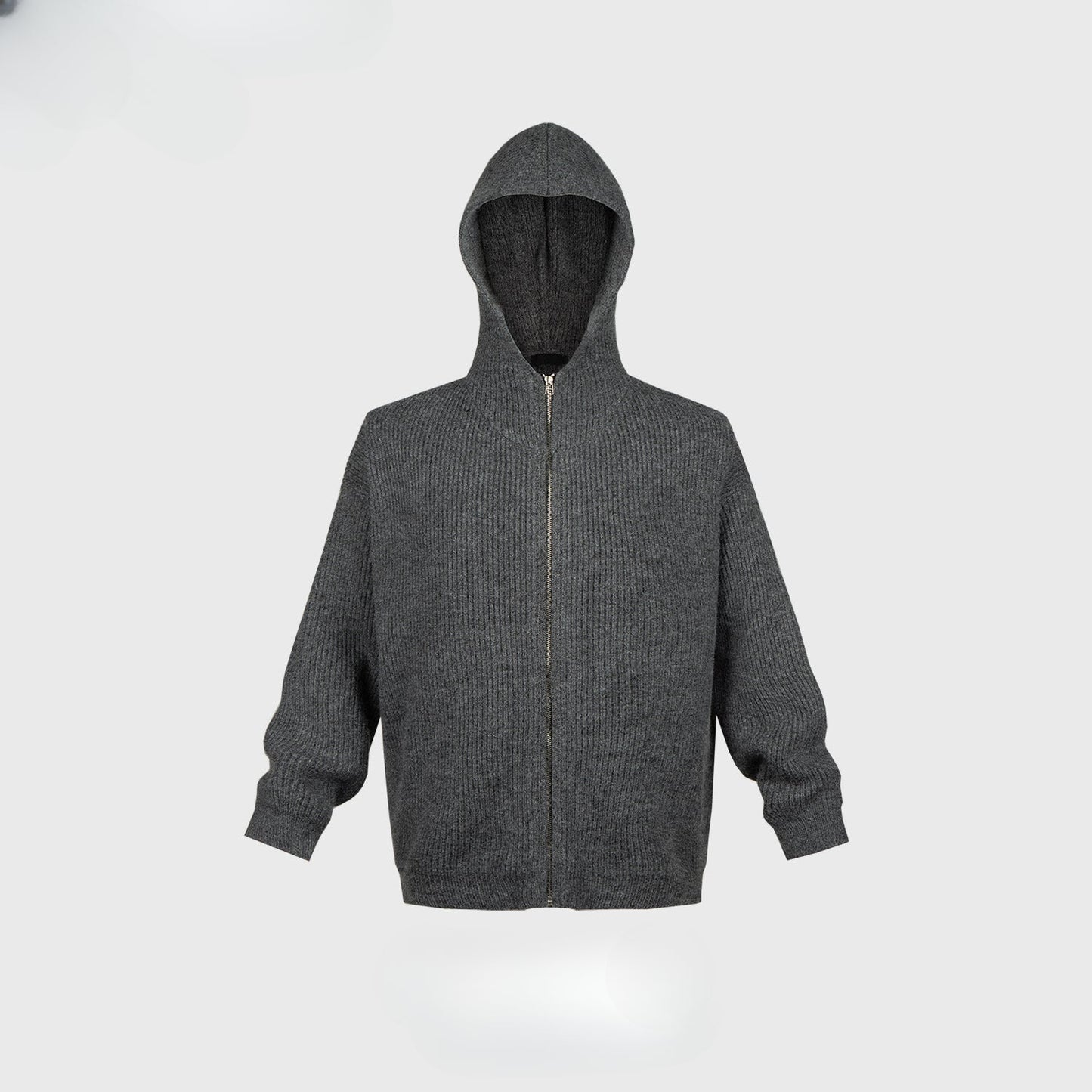 MIJKO Men's Vintage Pants MIJKO Men's Women's Autumn and Winter High Street Jacket Hooded Knitted