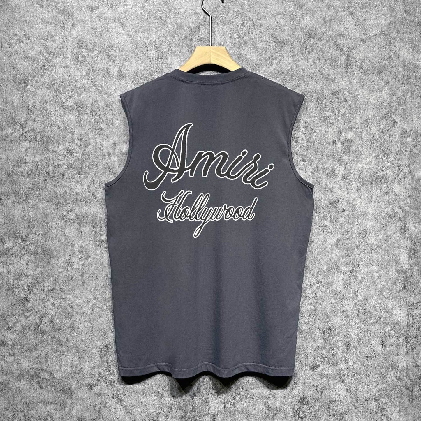Amiri tank top letter padded printing
