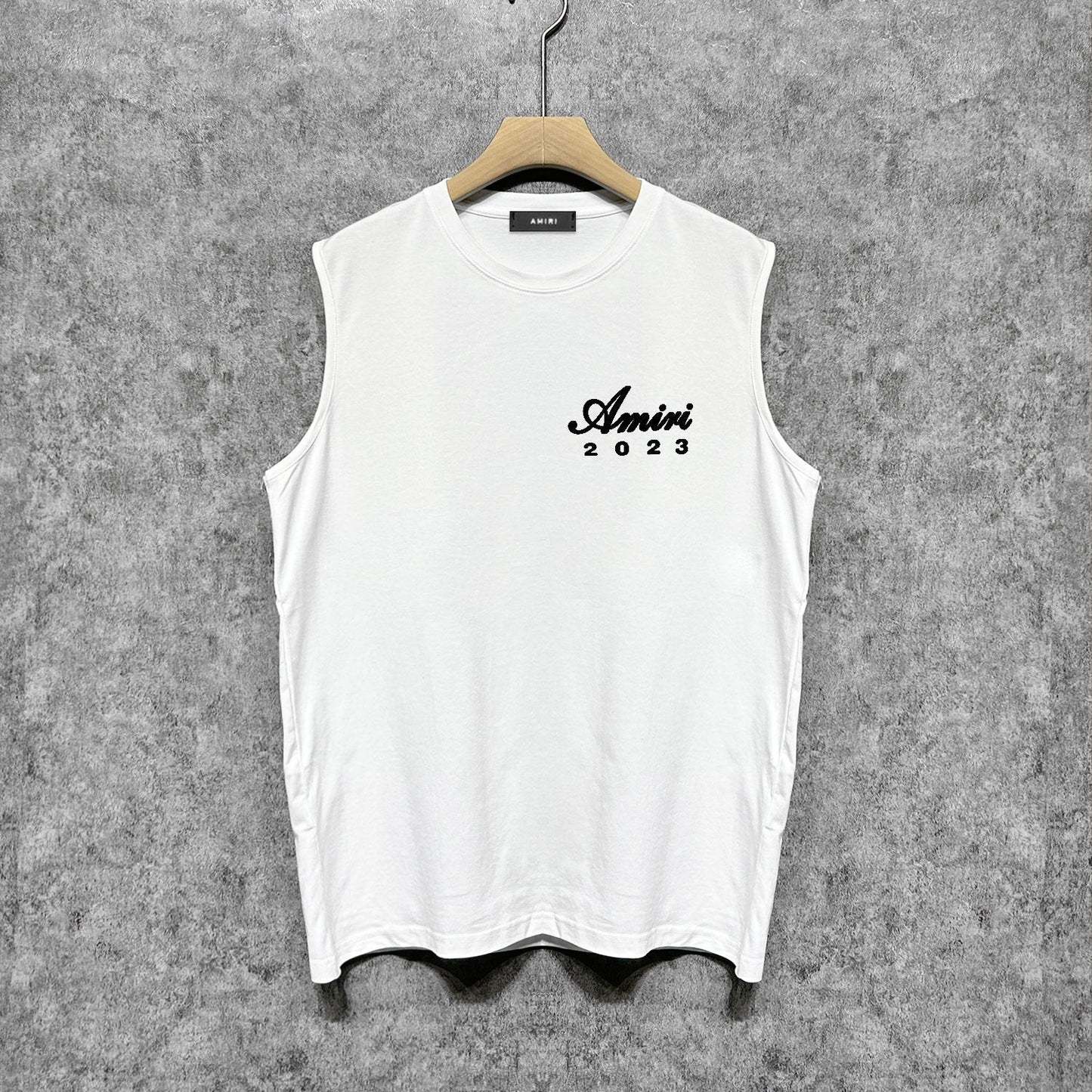 Amiri tank top giant rabbit printing