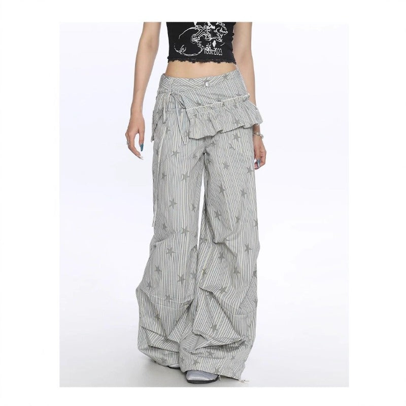 Women casual pants y2kretro women's scimitar pants