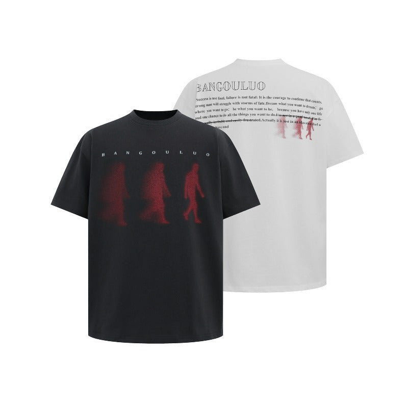 Men's t-shirts: american streetwear summer unisex premium graphic tee - relaxed fit short sleeve