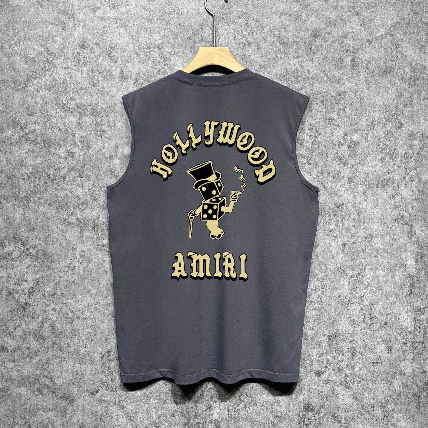 Amiri tank top dice man print