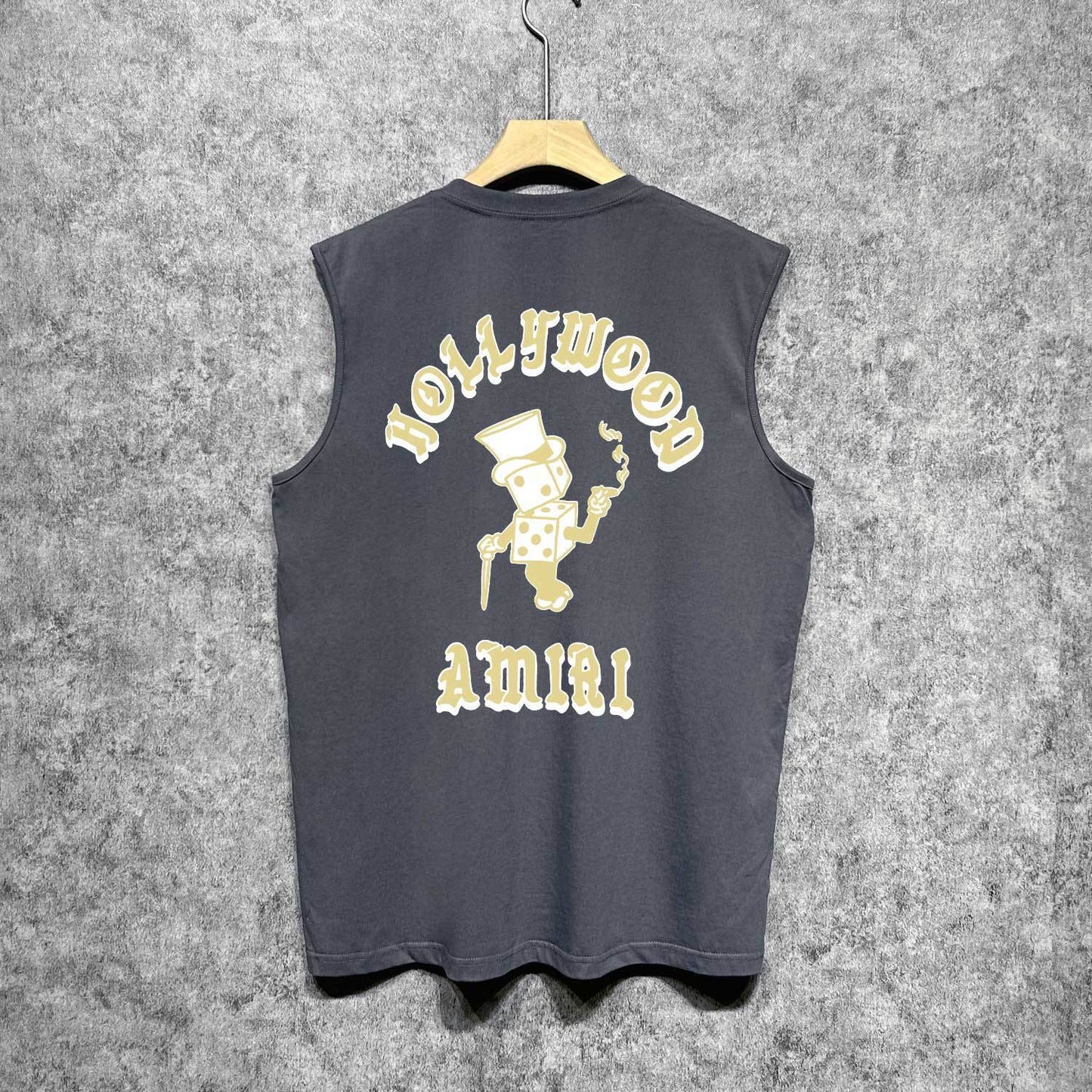 Amiri tank top dice man print